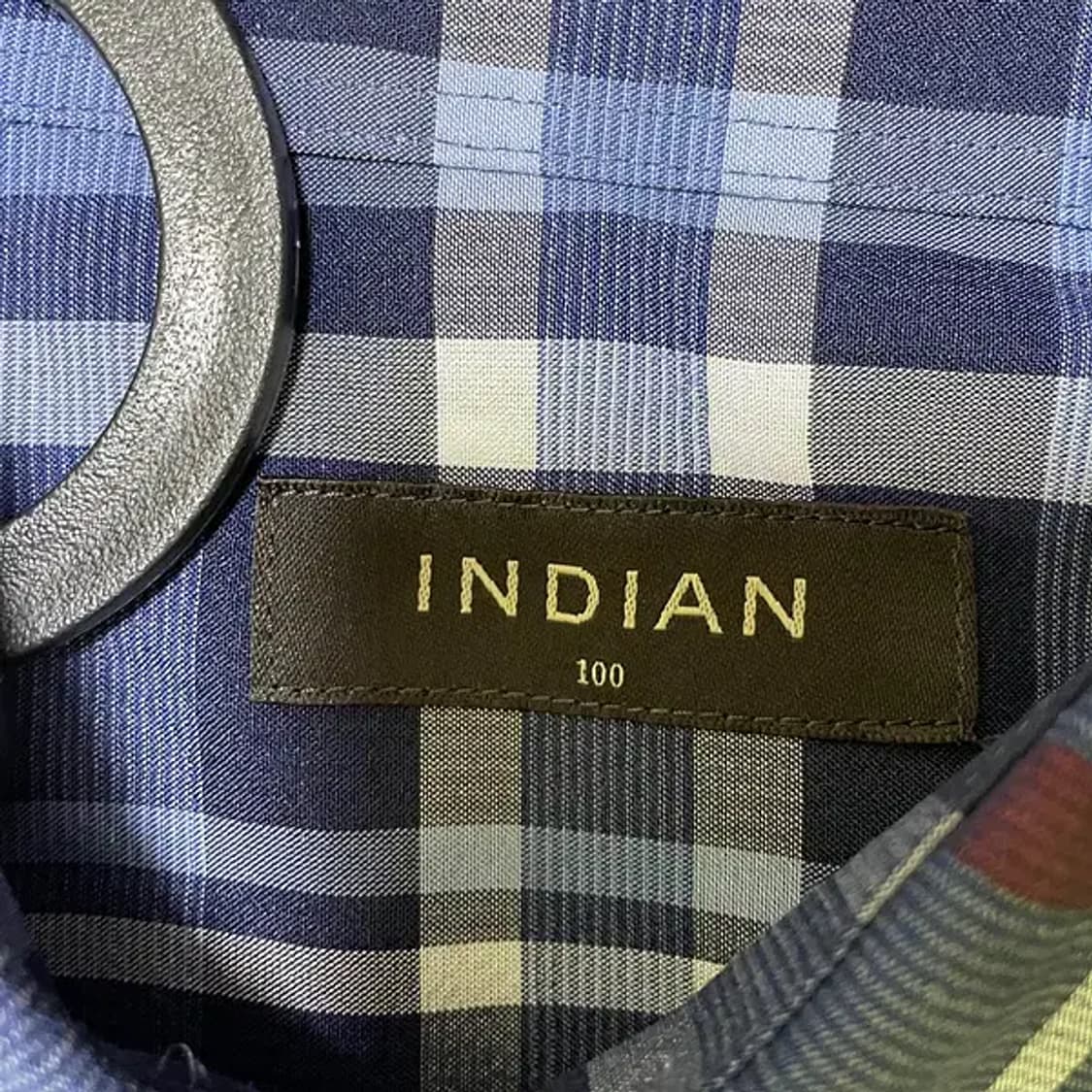 L 인디안 체크 셔츠 남방 N.401 상품이미지6