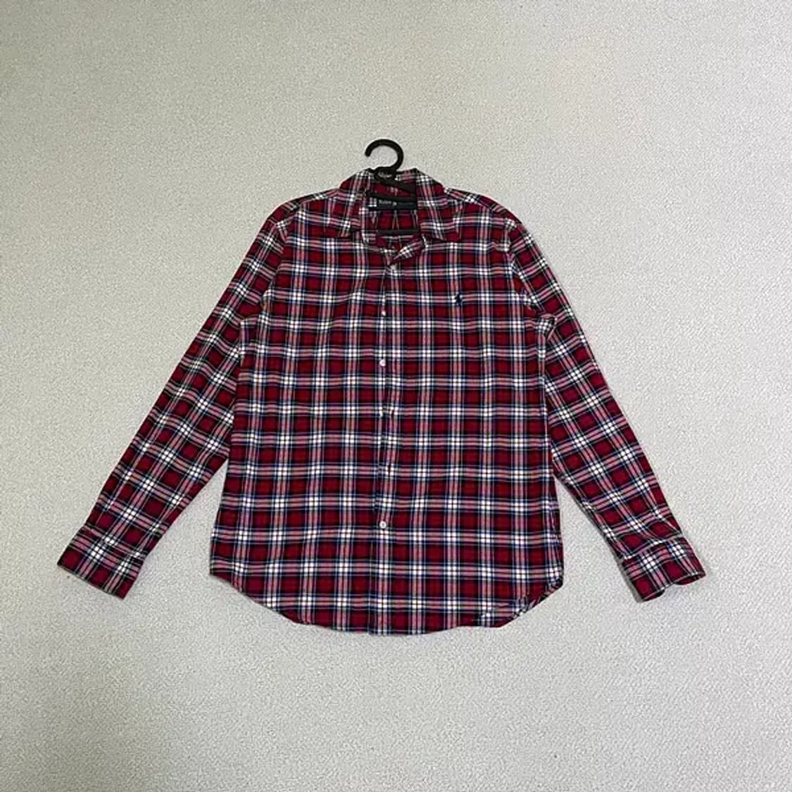 S 폴로 체크 셔츠 남방 N.771 상품이미지1