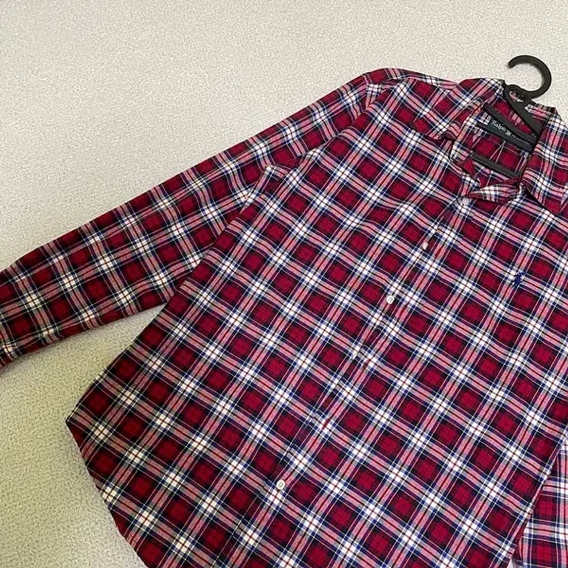 S 폴로 체크 셔츠 남방 N.771 상품이미지2