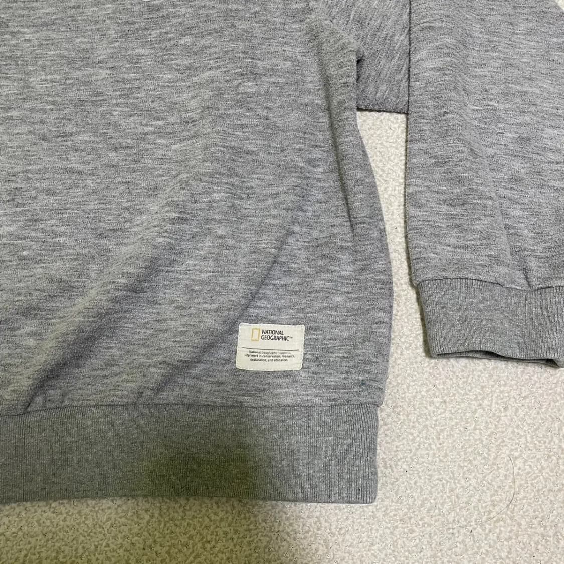 XS 네셔널지오그래픽 후리스 맨투맨 N.858 상품이미지4