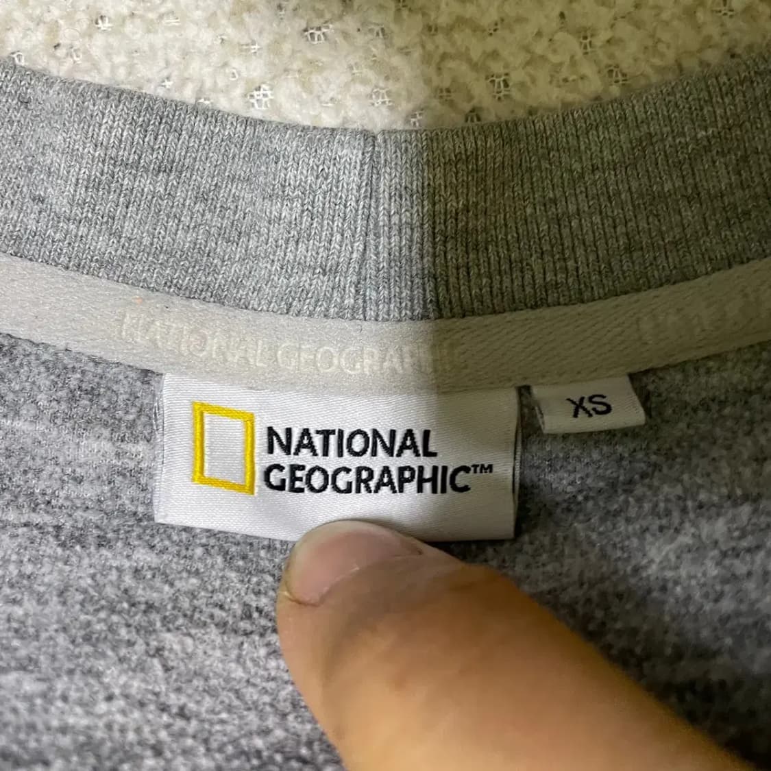 XS 네셔널지오그래픽 후리스 맨투맨 N.858 상품이미지7