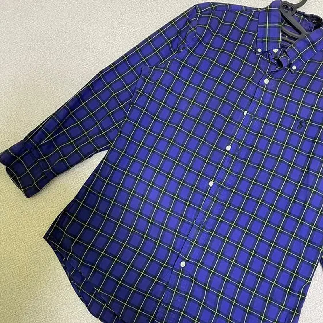 S 폴로 체크 셔츠 남방 N.775 상품이미지2