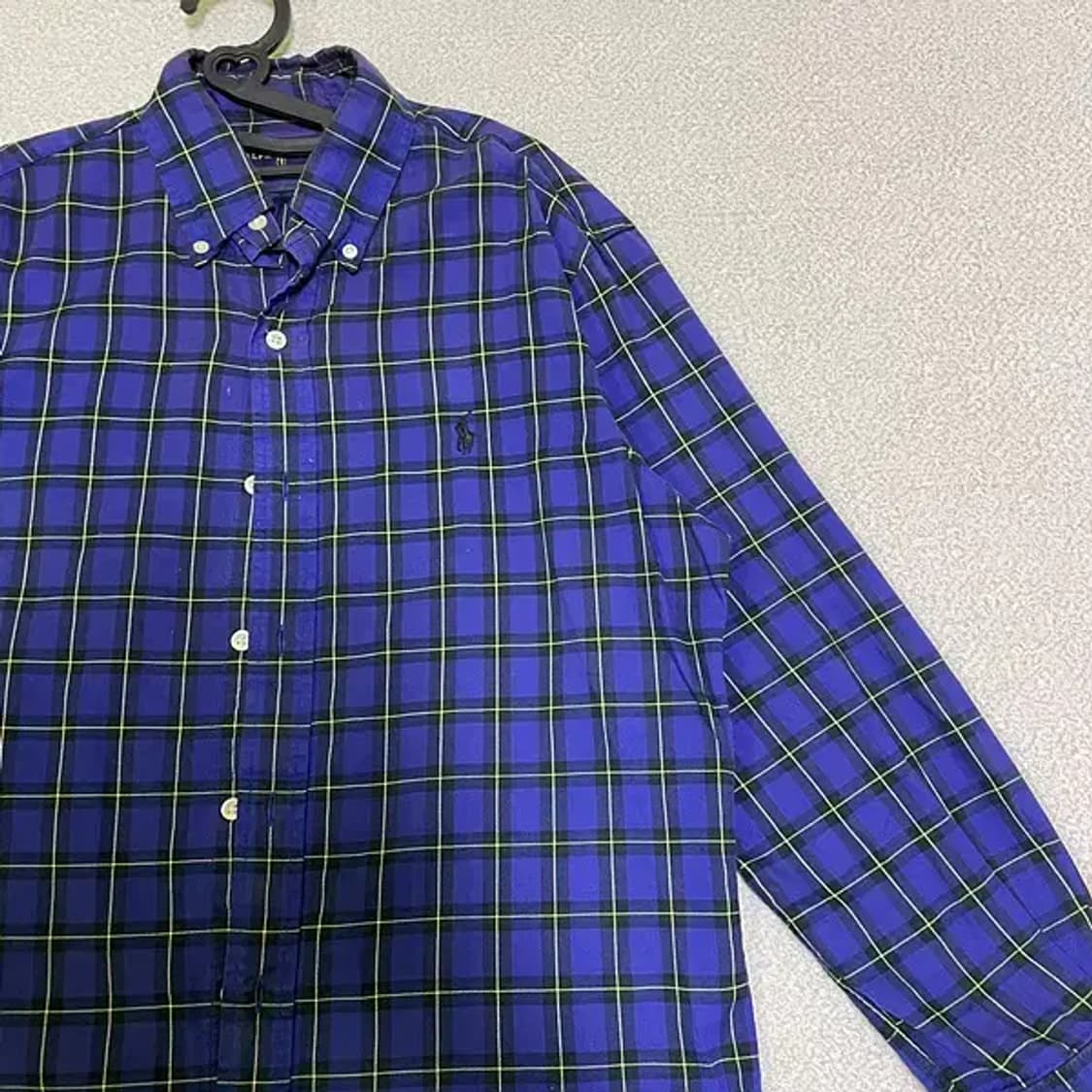 S 폴로 체크 셔츠 남방 N.775 상품이미지3