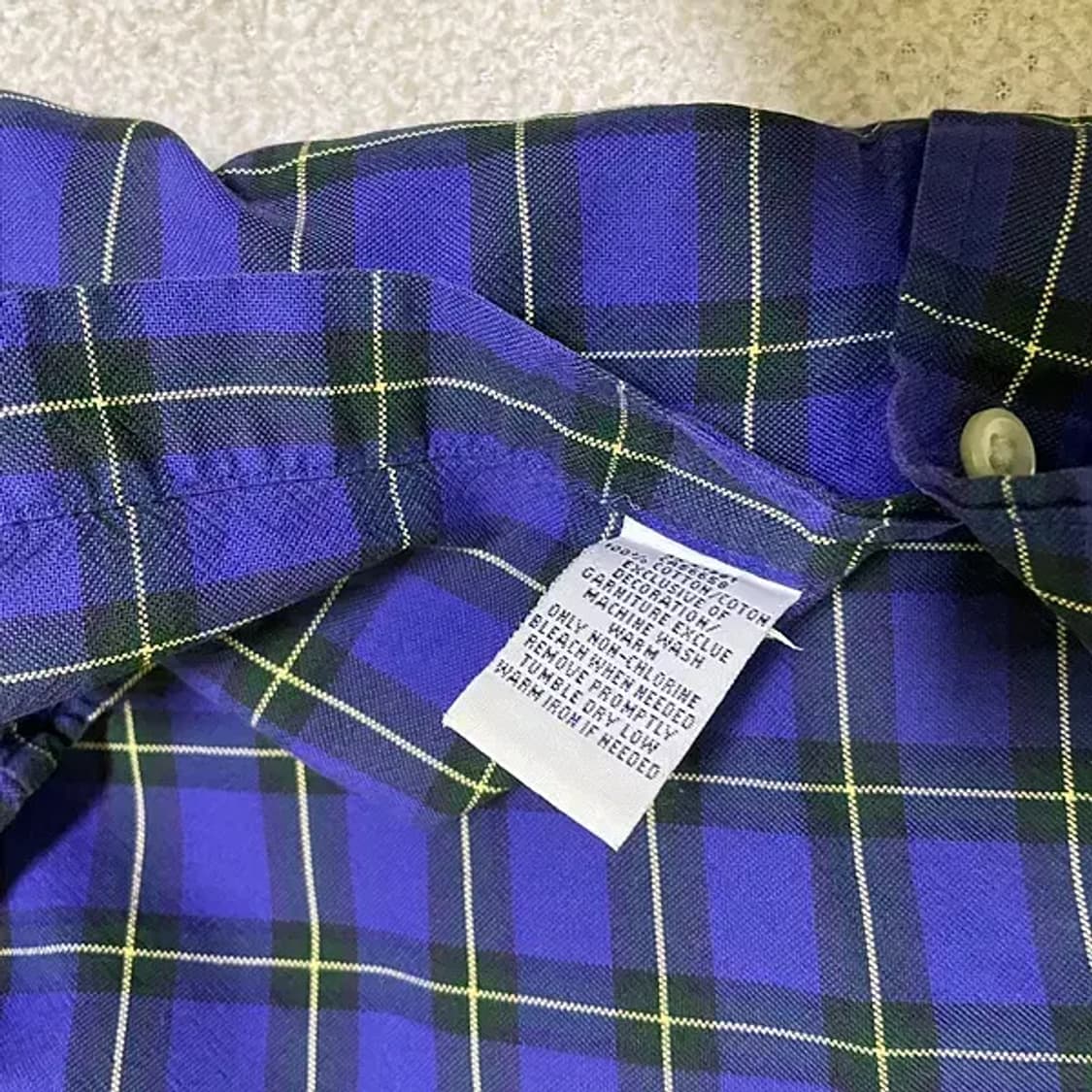 S 폴로 체크 셔츠 남방 N.775 상품이미지5