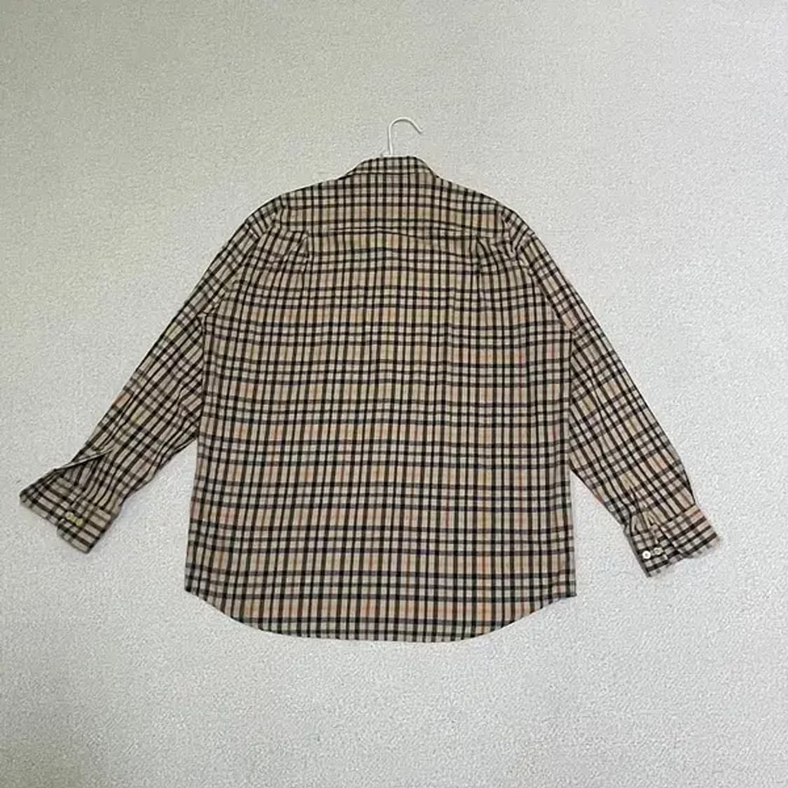 L 닥스 체크 셔츠 남방 N.777 상품이미지4