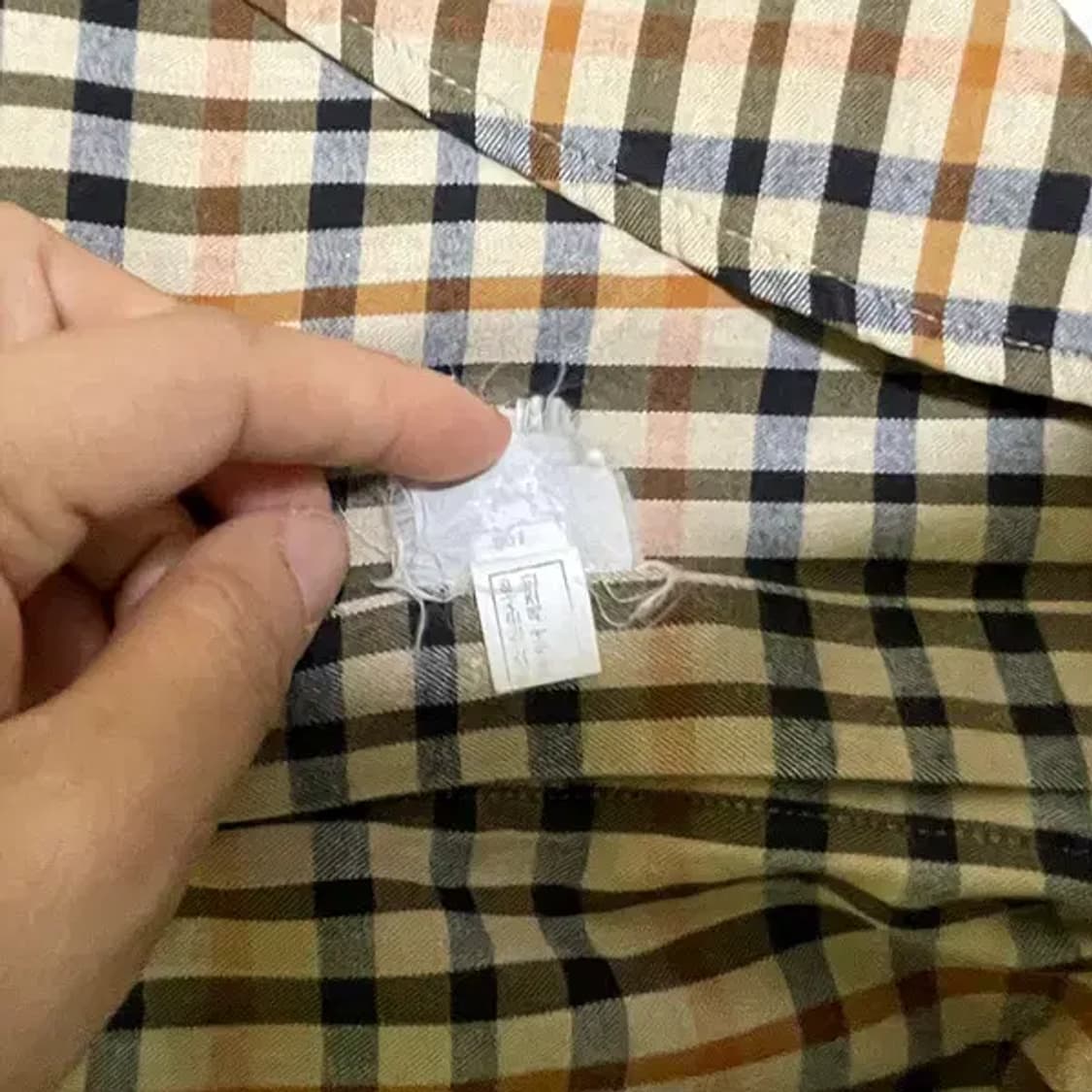 L 닥스 체크 셔츠 남방 N.777 상품이미지5