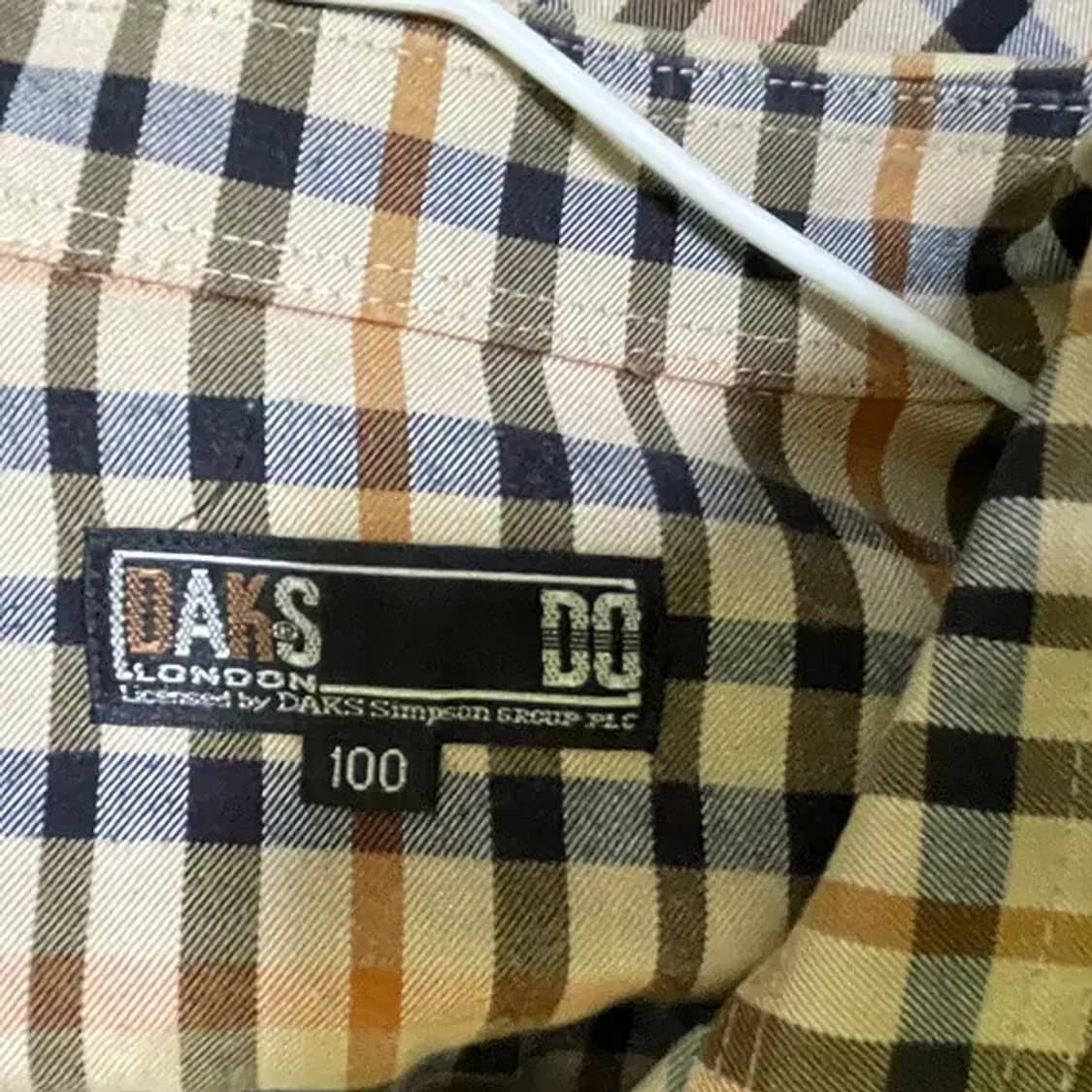 L 닥스 체크 셔츠 남방 N.777 상품이미지6