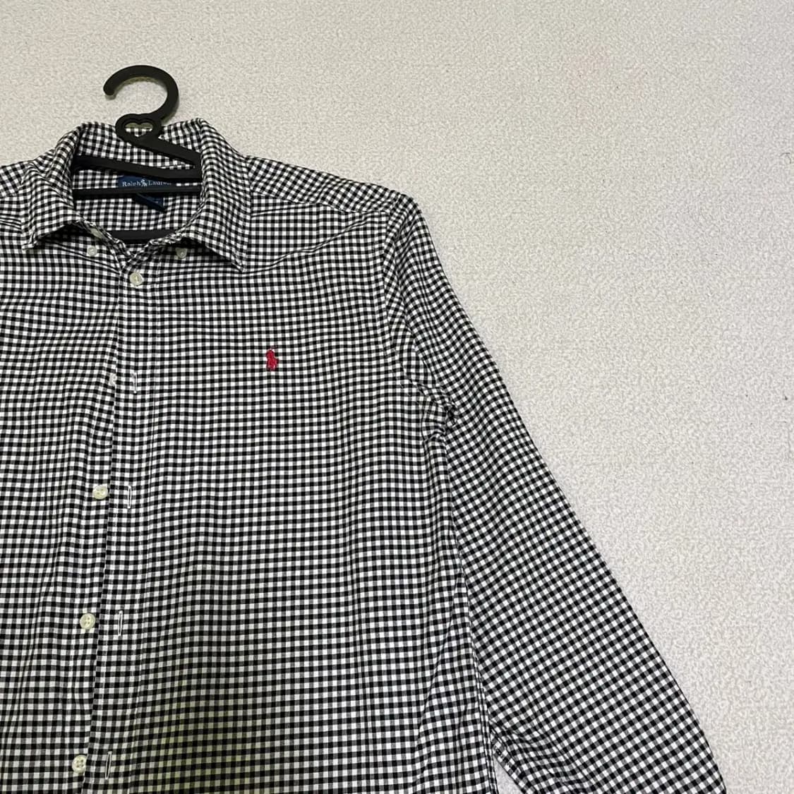 M 폴로 체크 셔츠 남방 N.869 상품이미지3