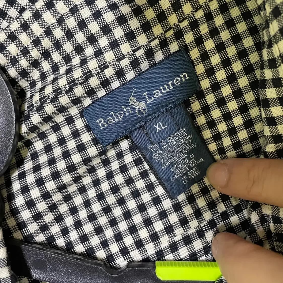 M 폴로 체크 셔츠 남방 N.869 상품이미지6