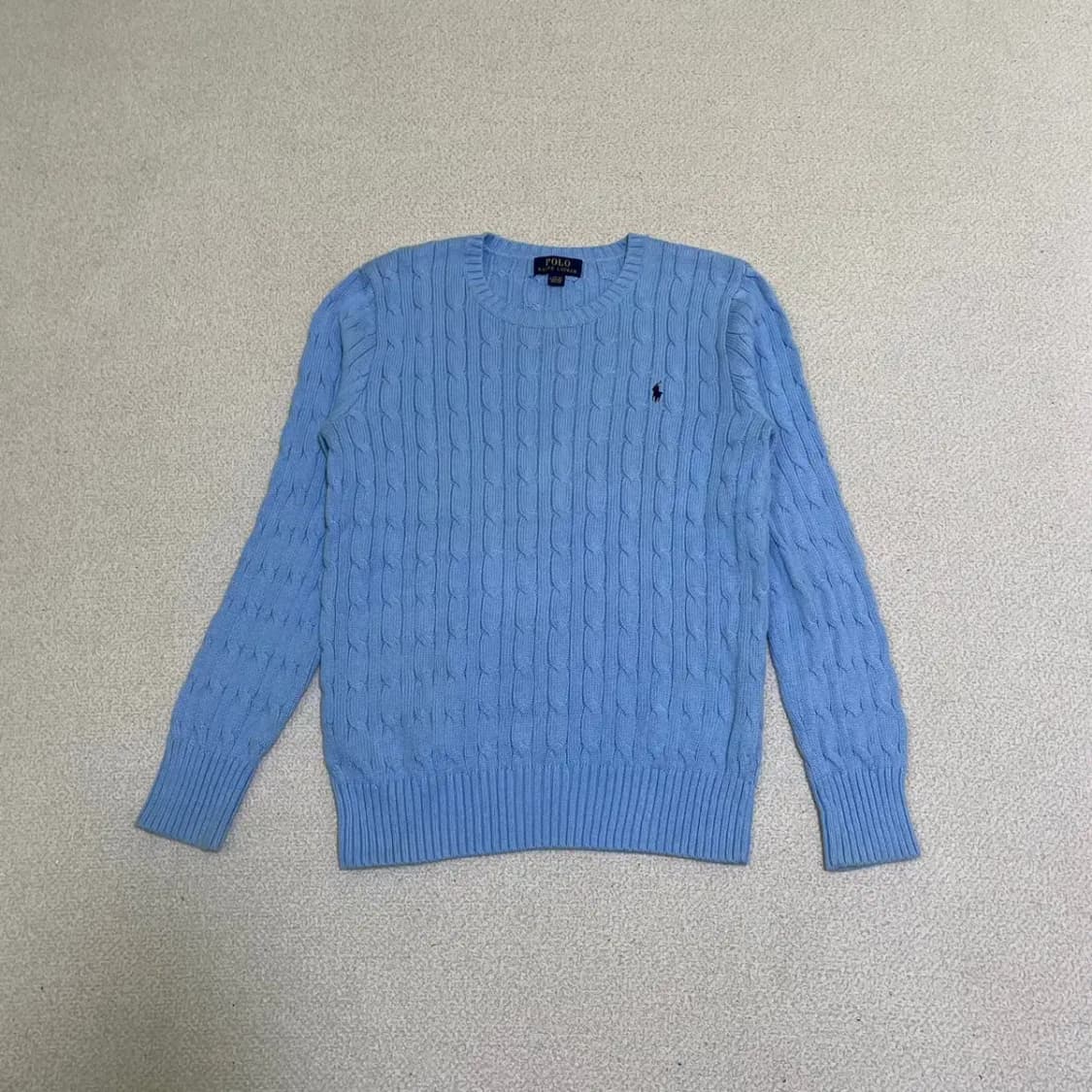 L(14-16) 폴로 꽈배기 니트 N.990 상품이미지1