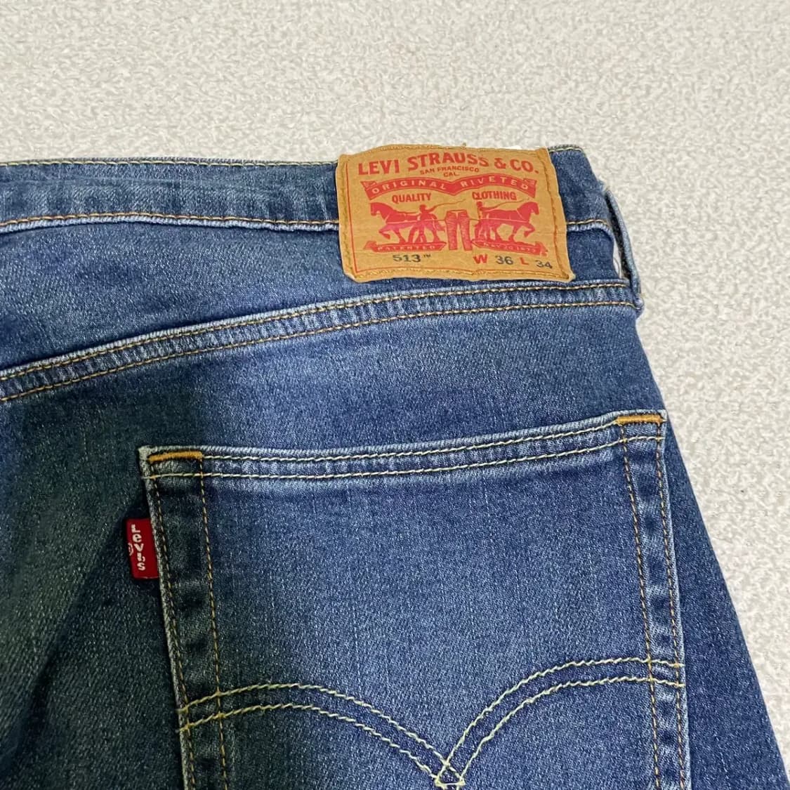 34 리바이스 513 청바지 N.1168 상품이미지4