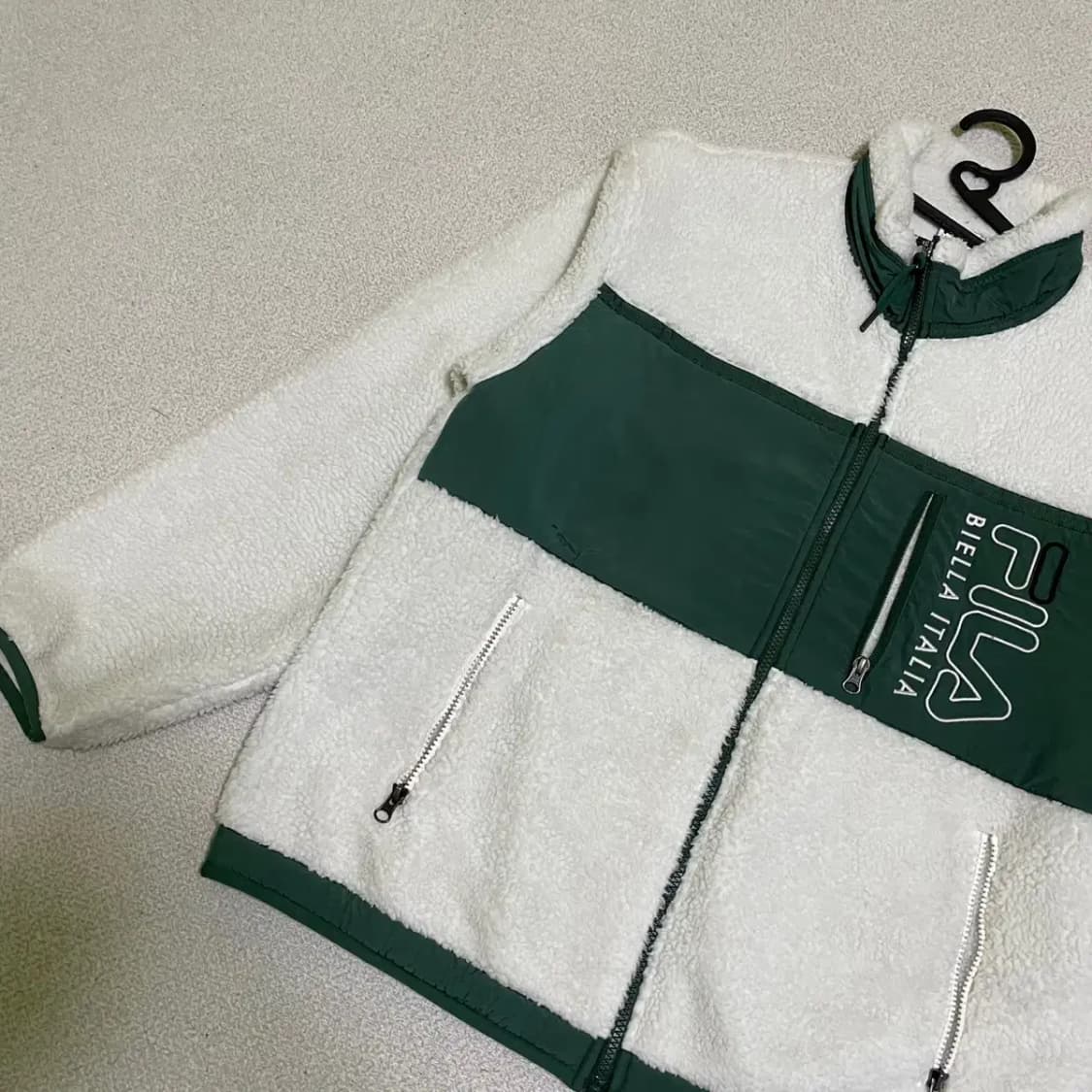 L 휠라 후리스 자켓 양털 N.1226 상품이미지2