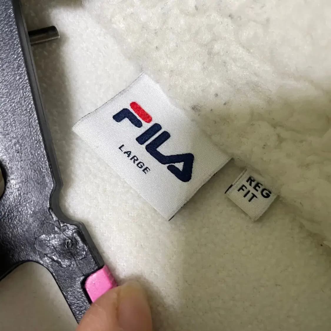 L 휠라 후리스 자켓 양털 N.1226 상품이미지7