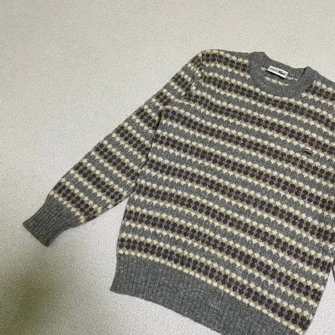 M 라코스테 라운드 니트 N.1232 상품이미지2