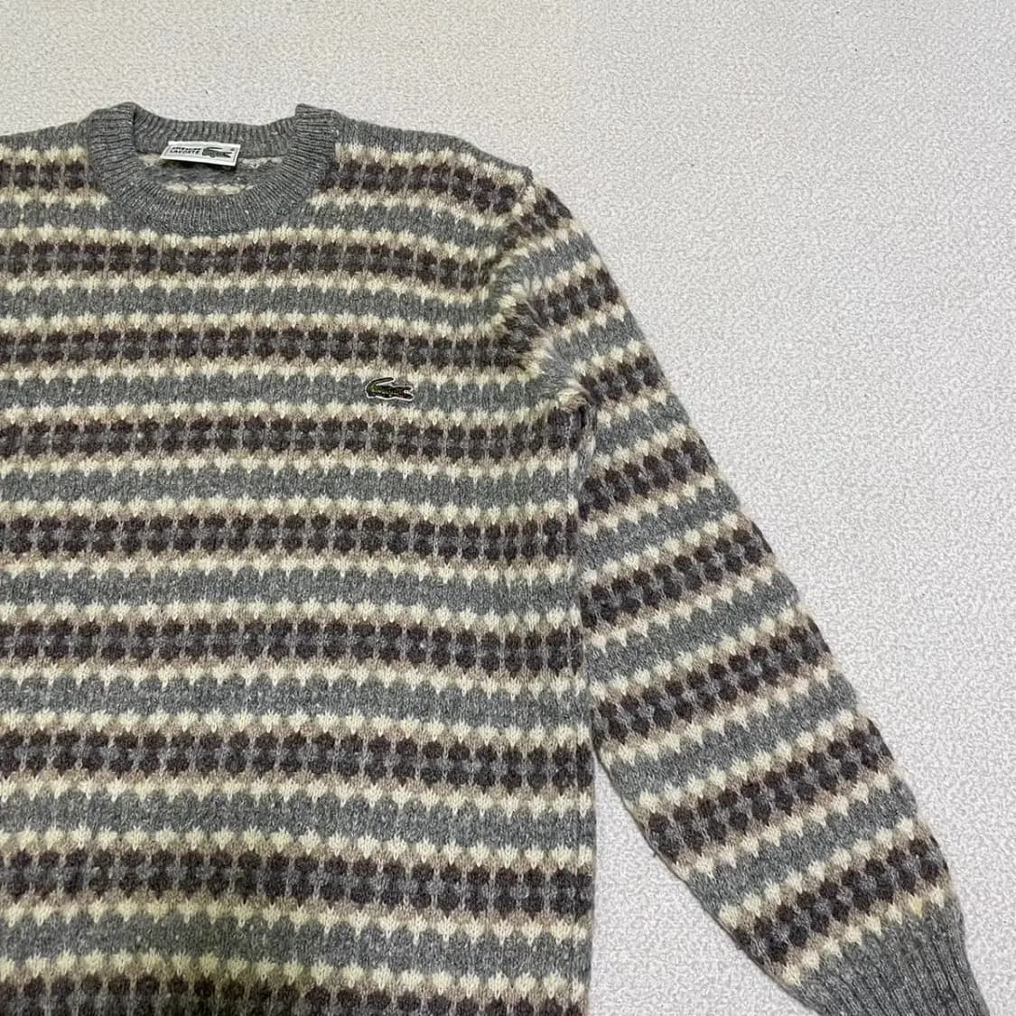 M 라코스테 라운드 니트 N.1232 상품이미지3