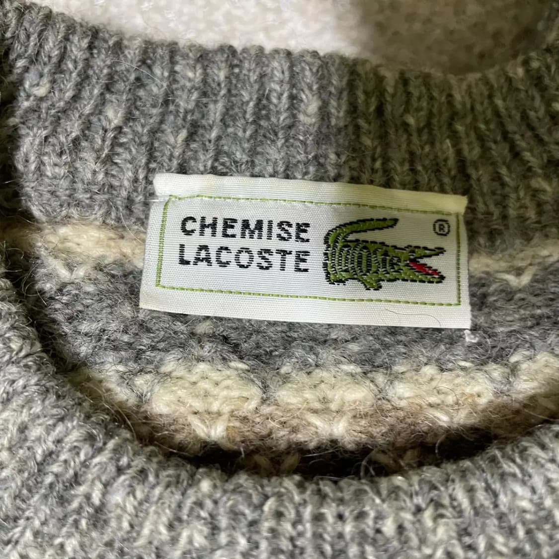 M 라코스테 라운드 니트 N.1232 상품이미지5