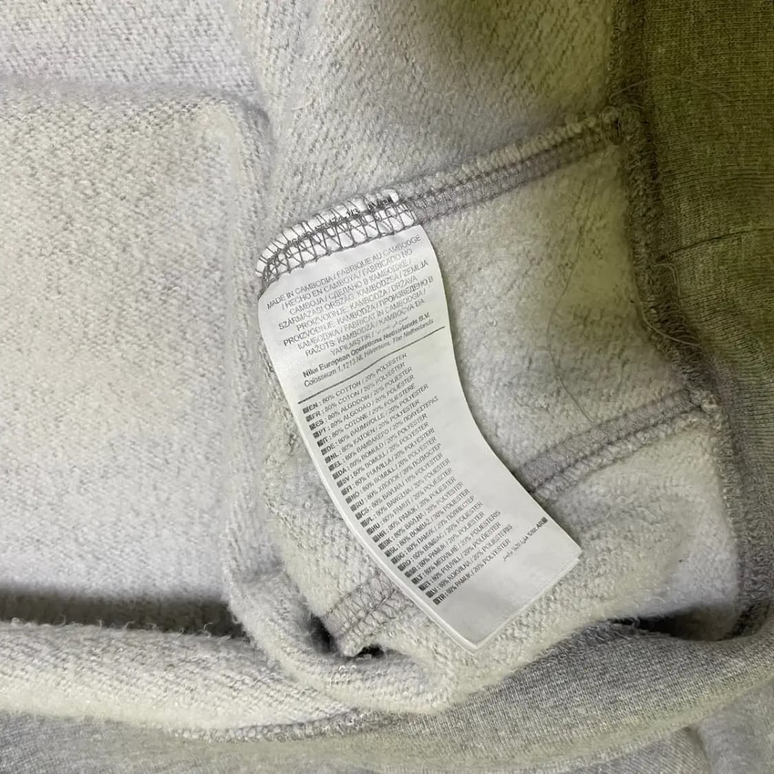 L 나이키 라운드 맨투맨 기모 N.1276 상품이미지5