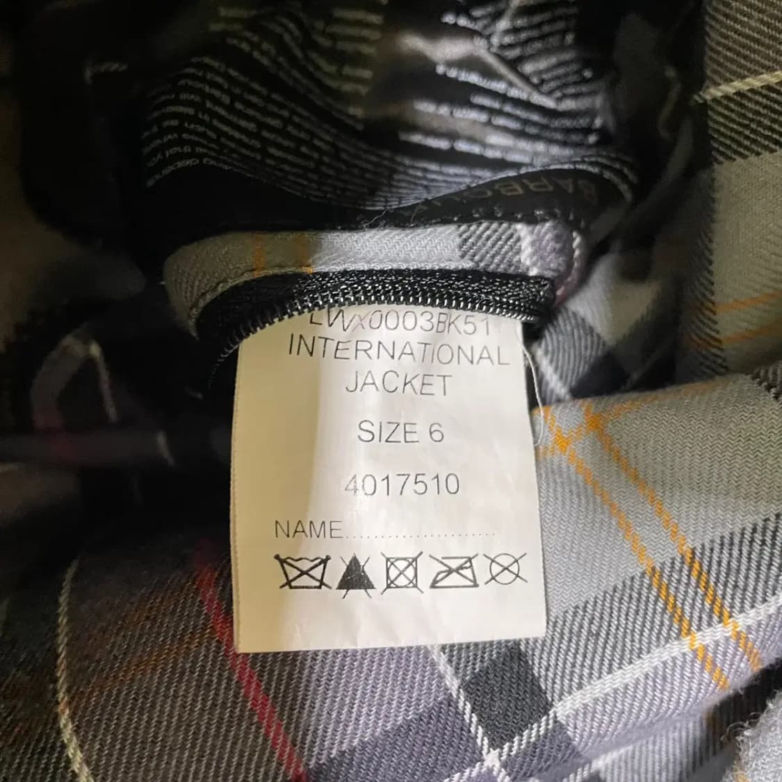 6 바버 여성 인터네셔널 자켓 N.1639 상품이미지8