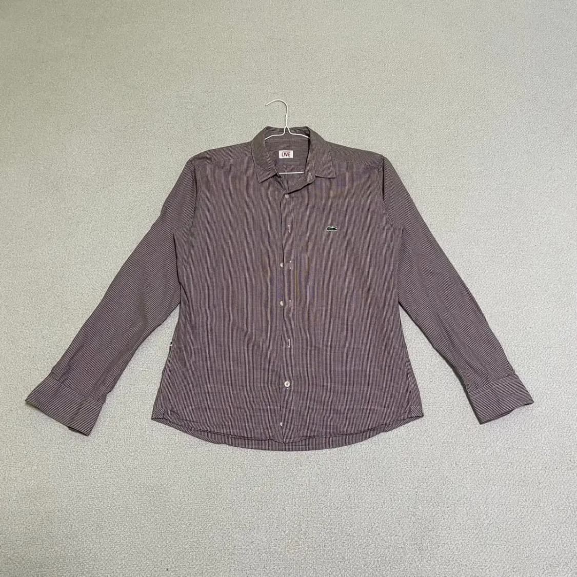 L 라코스테 체크 셔츠 남방 N.1662 상품이미지1