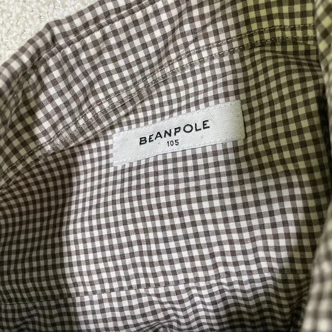 XL 빈폴 체크 셔츠 남방 N.1707 상품이미지6