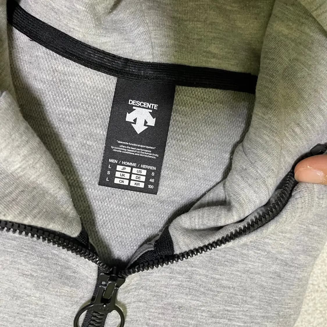 L 데상트 후드집업 N.1702 상품이미지6