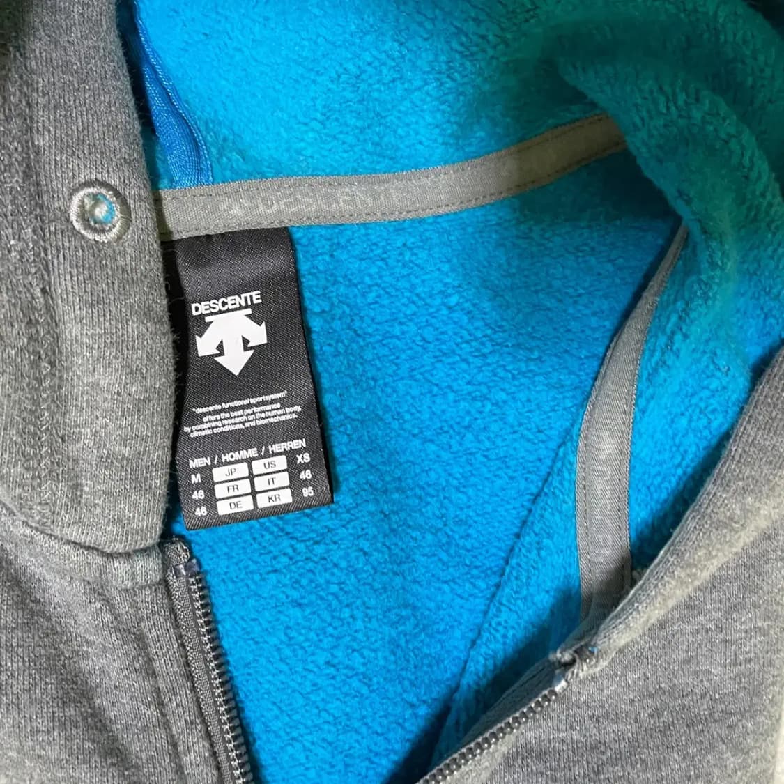 M 데상트 기모 후드집업 N.1718 상품이미지7