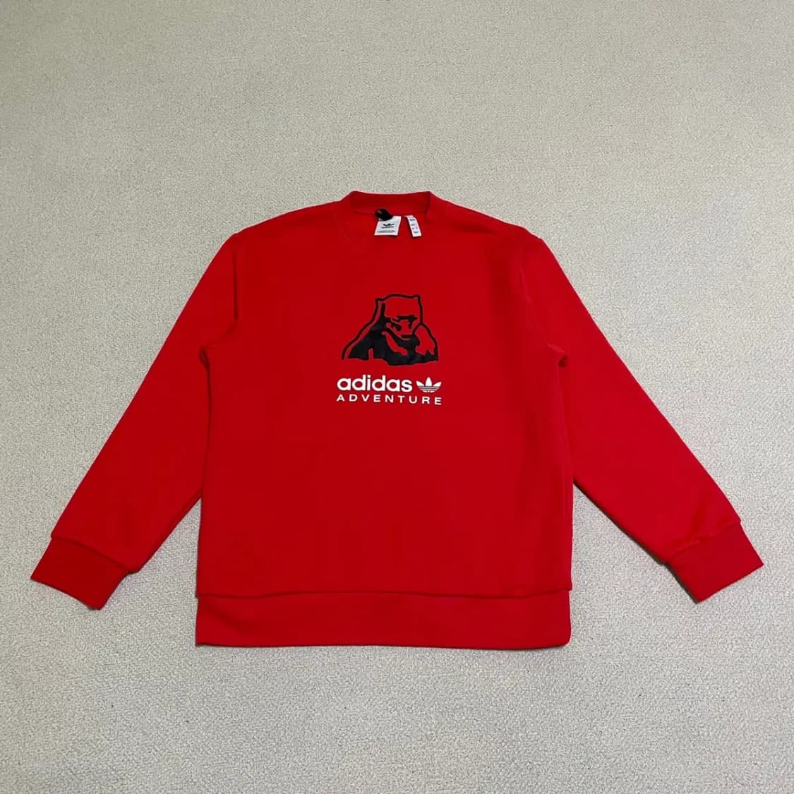 L 아디다스 기모 맨투맨 N.1728 상품이미지1