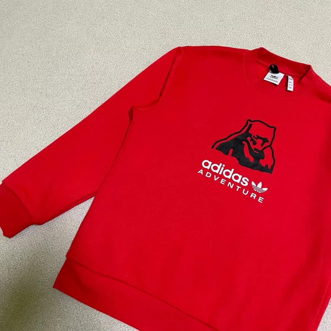 L 아디다스 기모 맨투맨 N.1728 상품이미지2