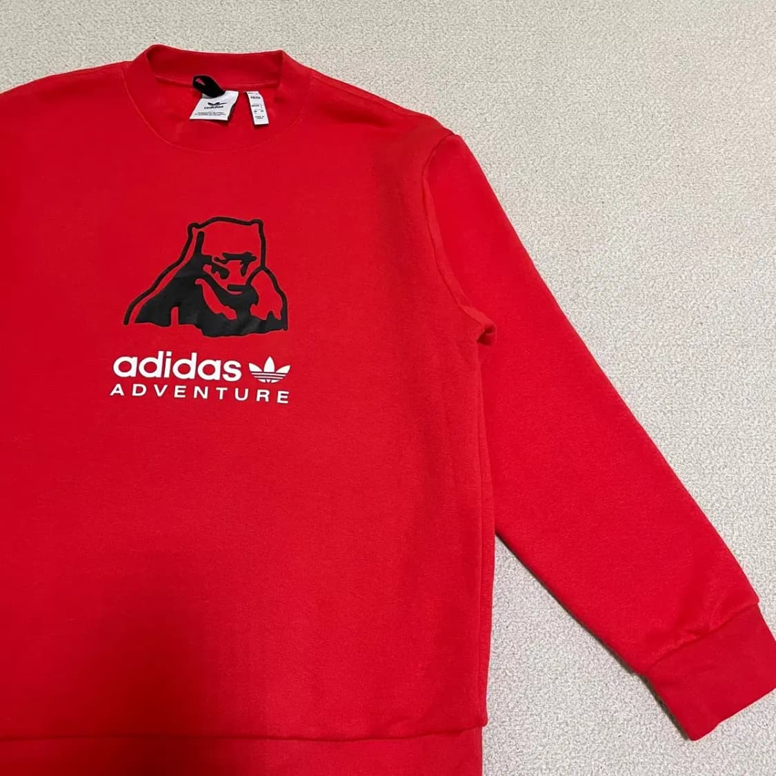 L 아디다스 기모 맨투맨 N.1728 상품이미지3