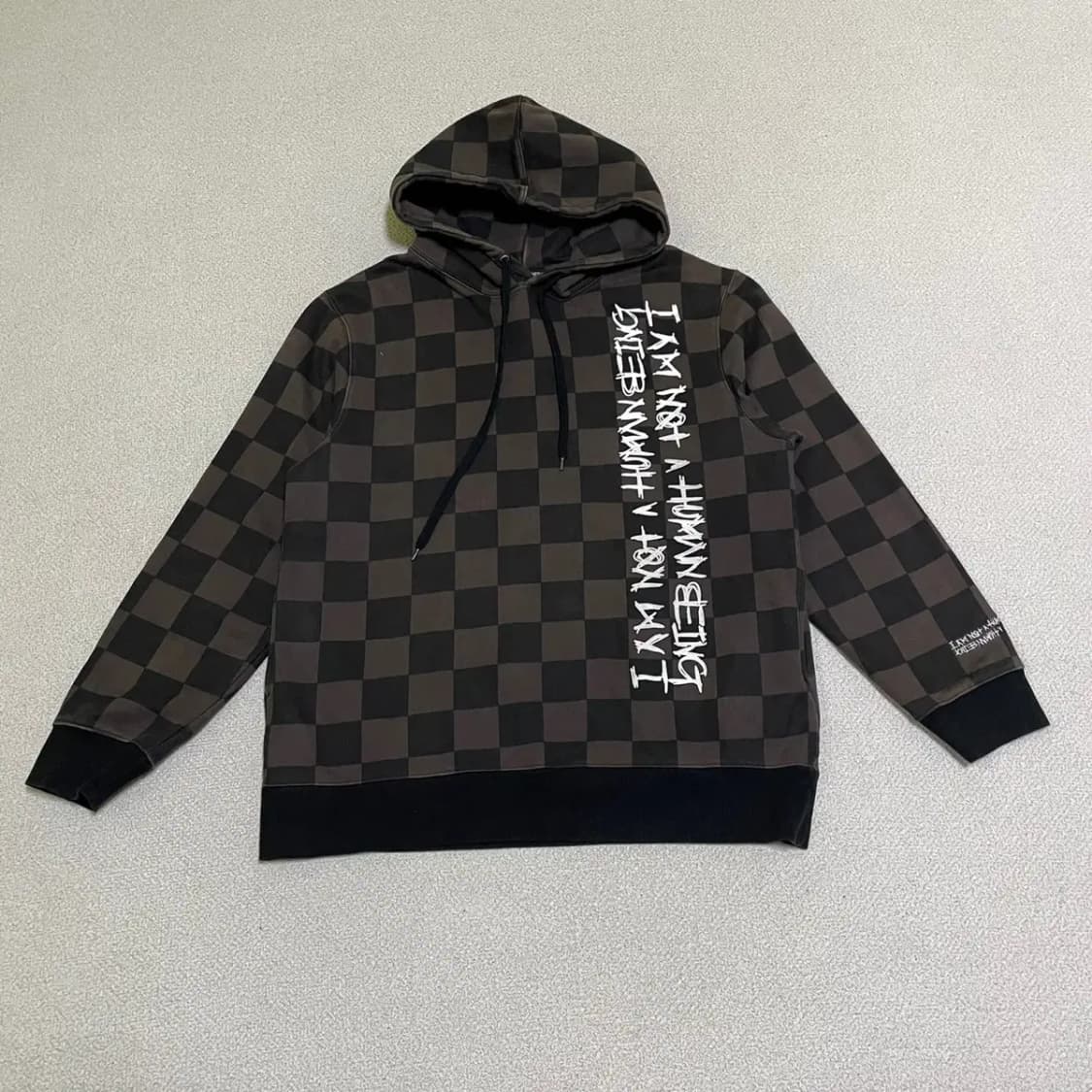 XL 아임낫휴먼 후드티셔츠 N.1730 상품이미지1