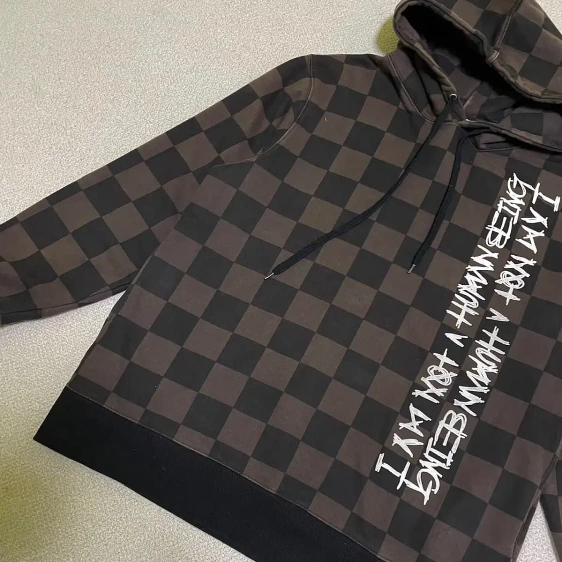 XL 아임낫휴먼 후드티셔츠 N.1730 상품이미지2