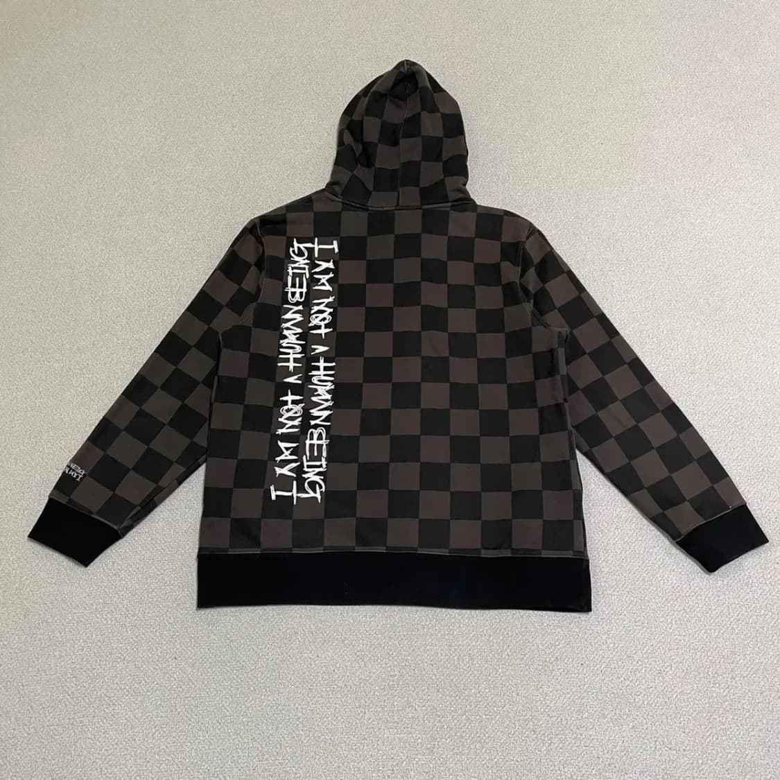 XL 아임낫휴먼 후드티셔츠 N.1730 상품이미지4