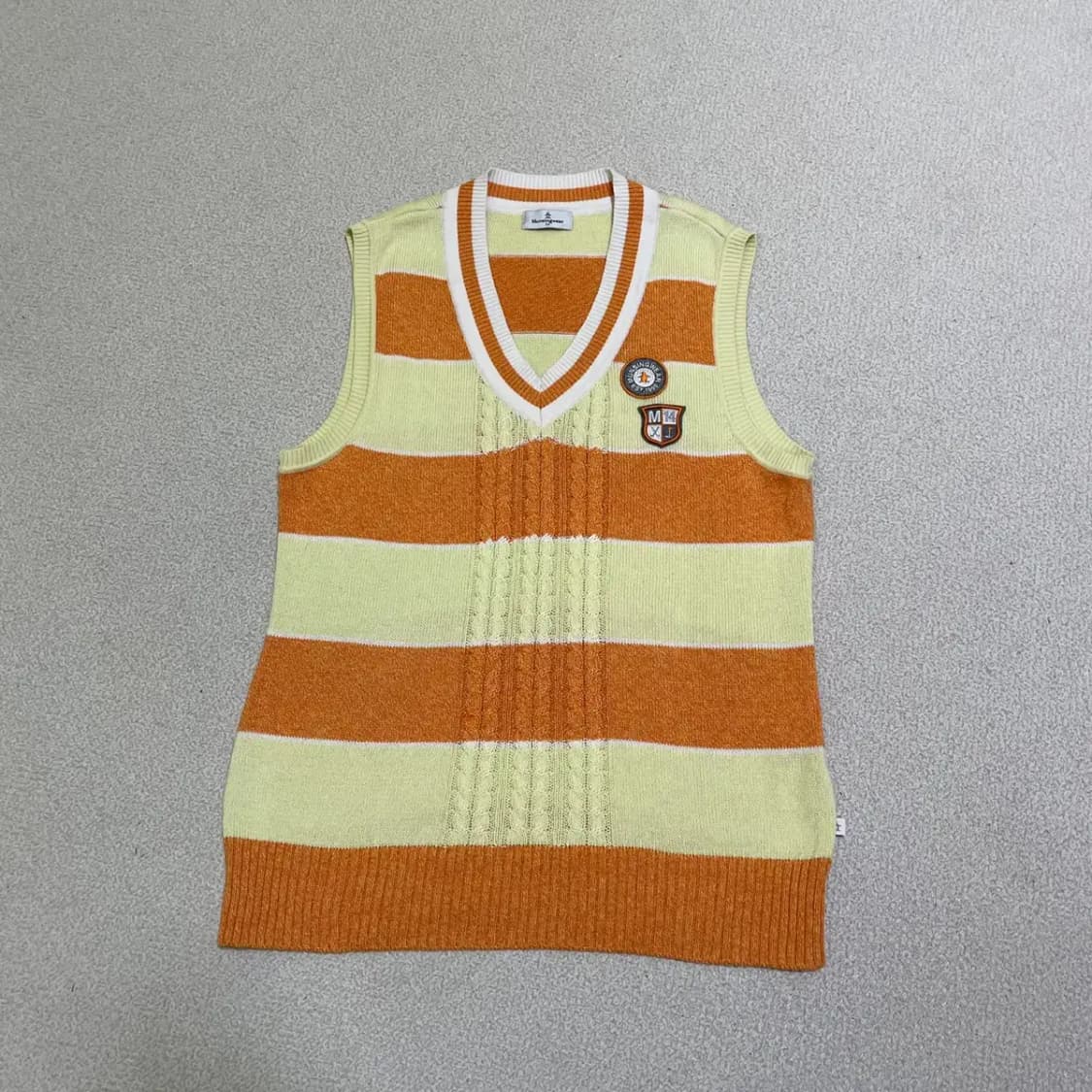 L 먼싱웨어 브이넥 여성 니트 조끼 N.1851 상품이미지1