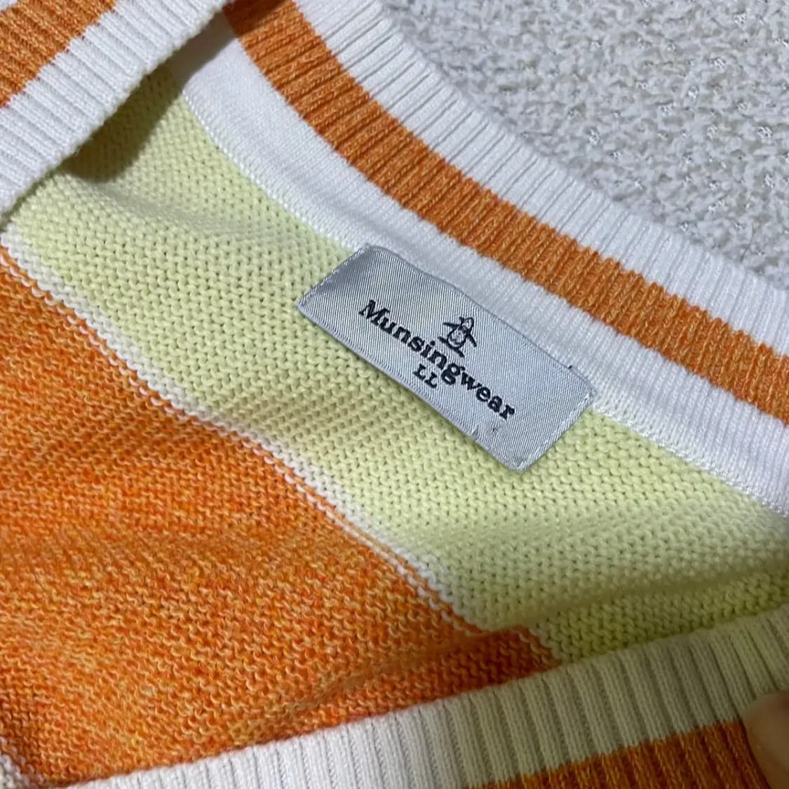 L 먼싱웨어 브이넥 여성 니트 조끼 N.1851 상품이미지6