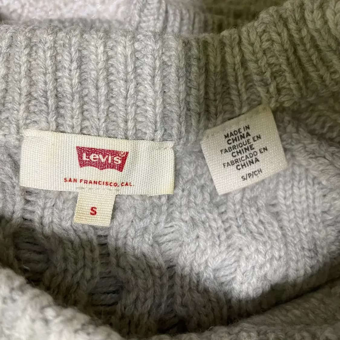 S 리바이스 꽈배기 니트 N.2030 상품이미지6