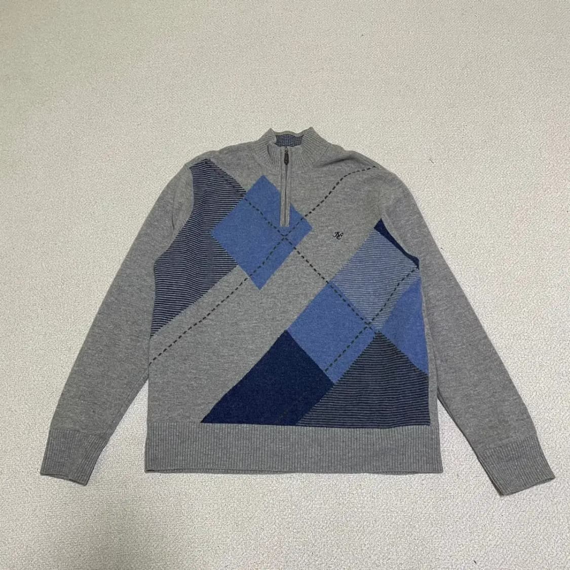 XL 인디안 방풍 반집업 니트 N.2078 상품이미지1