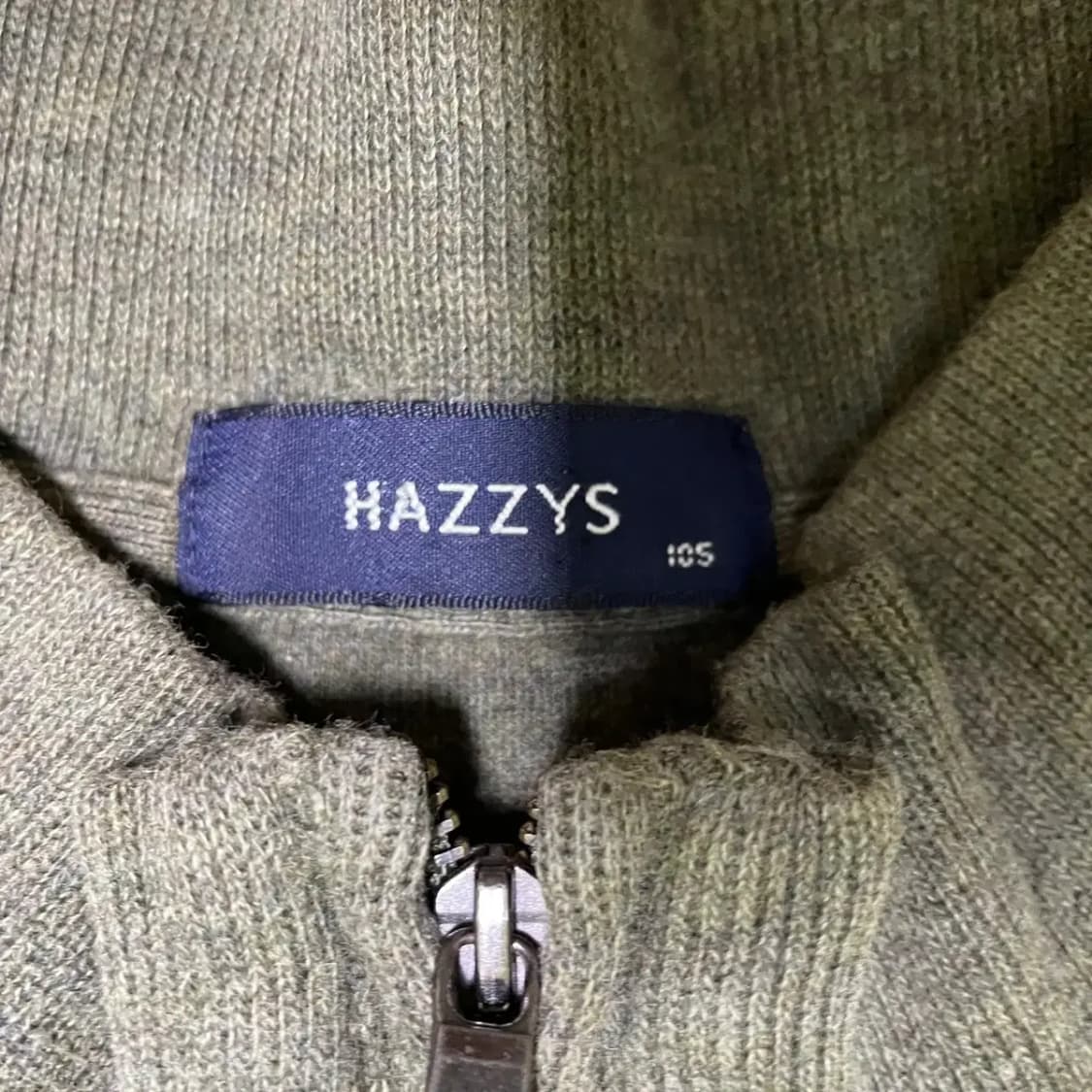 XL 헤지스 반집업 니트 N.2190 상품이미지5