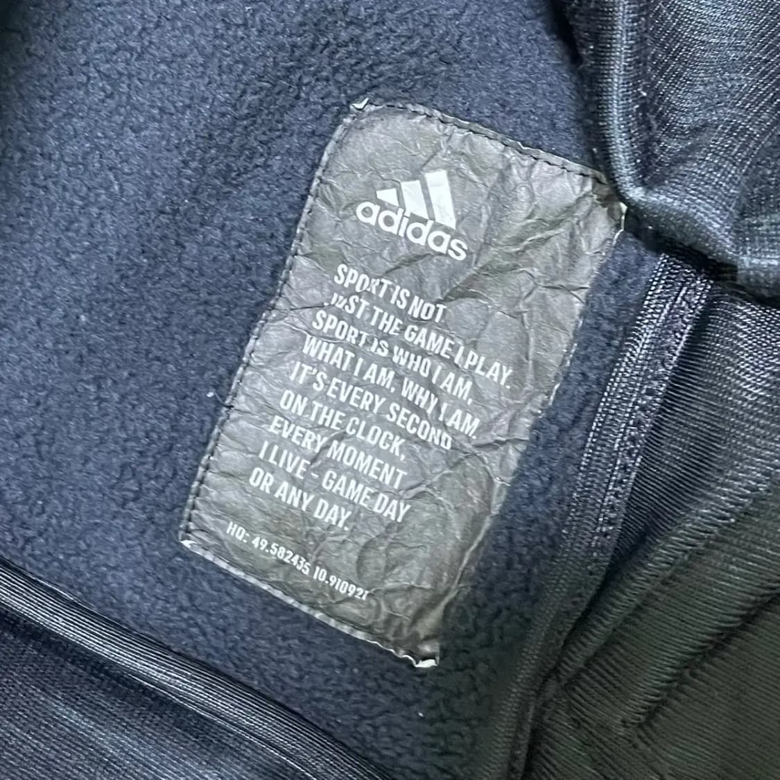 L 아디다스 기모 후드집업 기능성 N.2220 상품이미지5