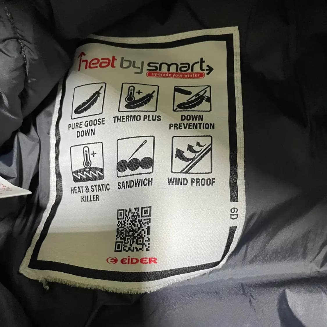 M 아이더 구스다운 700필 패딩 N.2262 상품이미지5