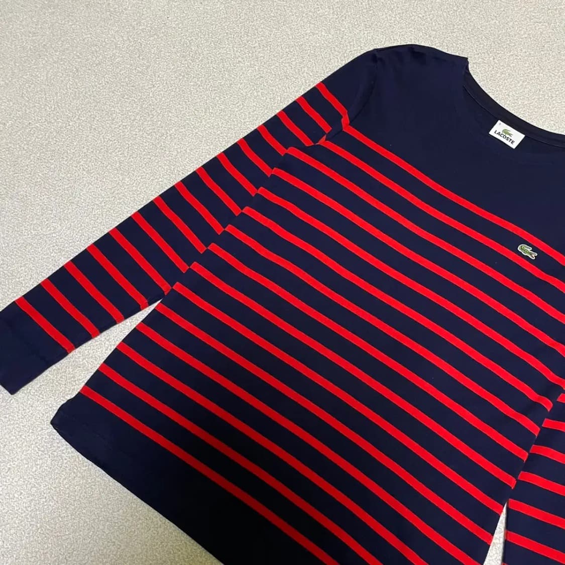 M 라코스테 스트라이프 여성 긴팔티 N.2310 상품이미지2