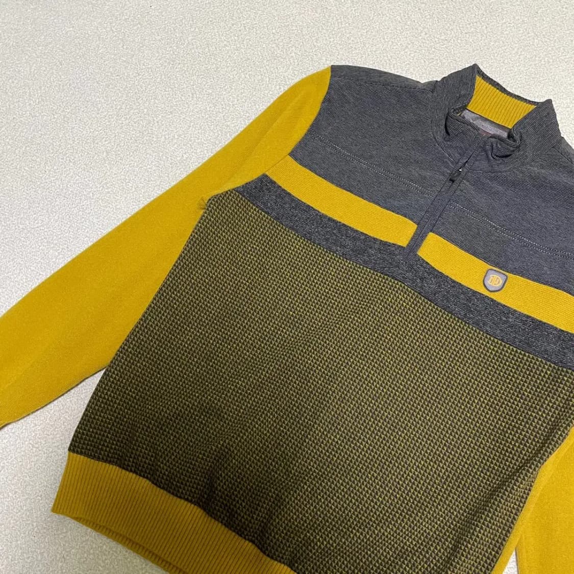 L 인디안 방풍 반집업 니트 N.2316 상품이미지2