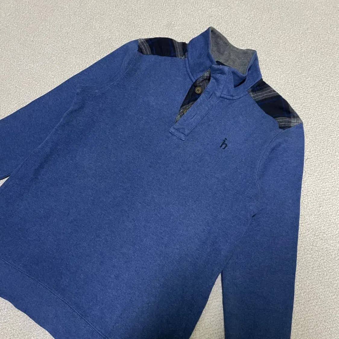 M 헤지스 반집업 니트 맨투맨 N.2267 상품이미지2