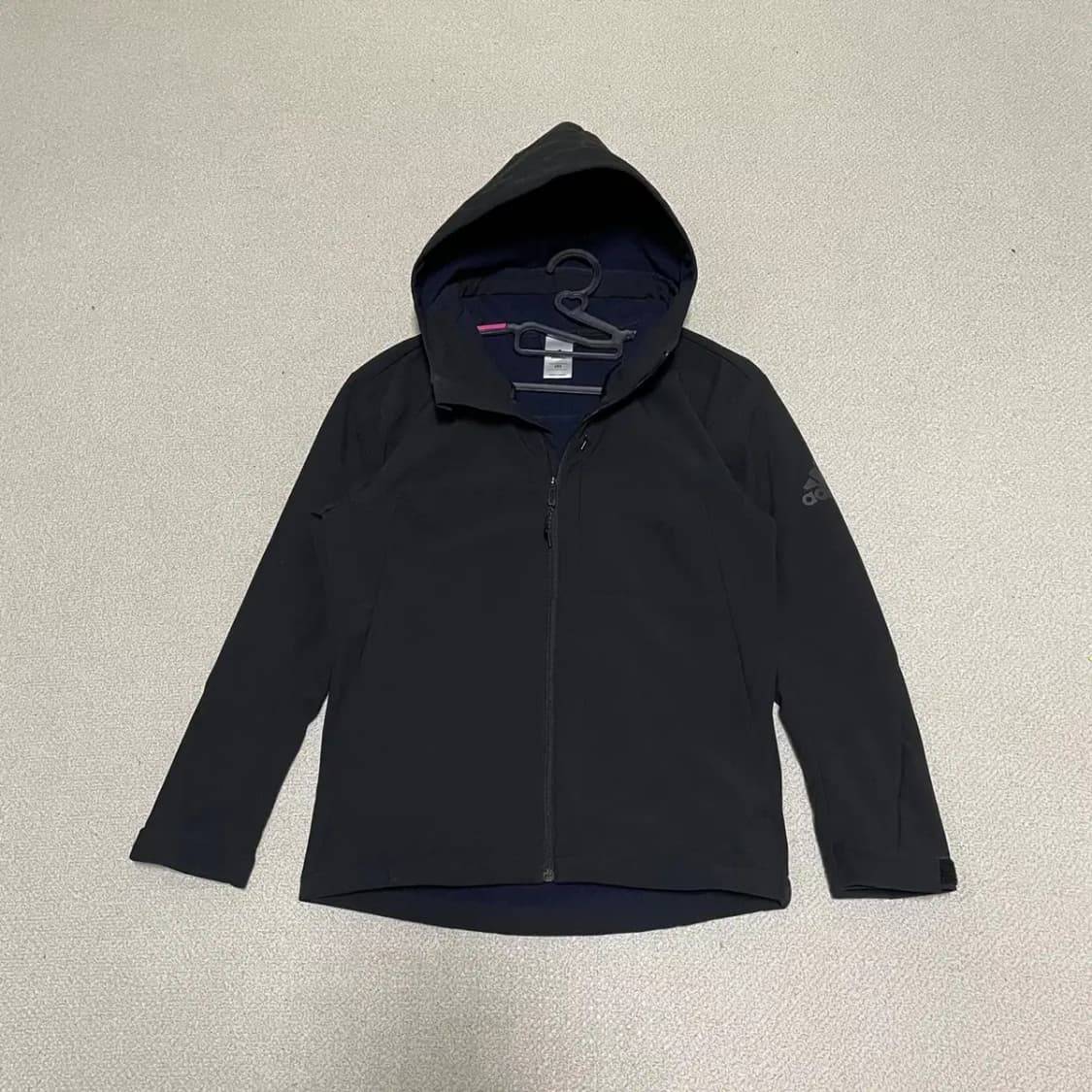 M 아디다스 소프트쉘 기모 후드집업 N.2350 상품이미지1