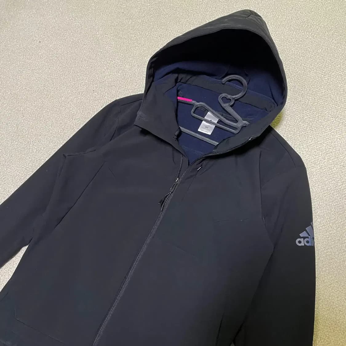 M 아디다스 소프트쉘 기모 후드집업 N.2350 상품이미지2