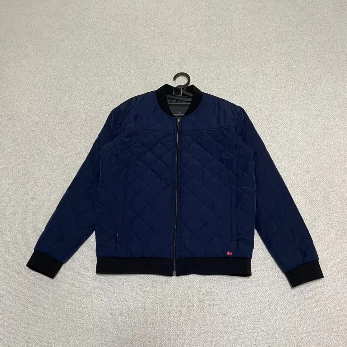 L 험멜 퀼팅 항공 점퍼 블루종 자켓 N.2535 상품이미지1