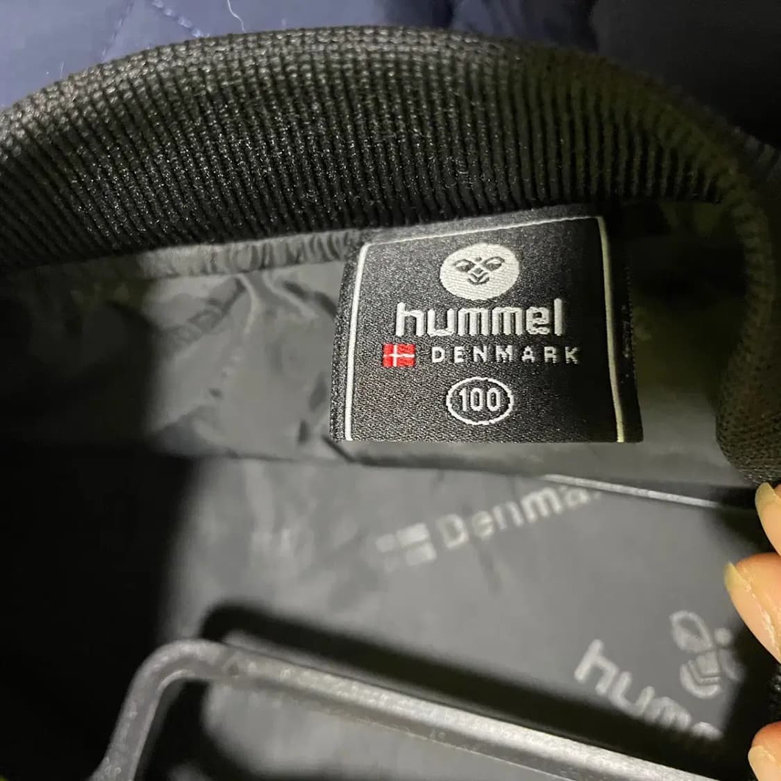 L 험멜 퀼팅 항공 점퍼 블루종 자켓 N.2535 상품이미지5