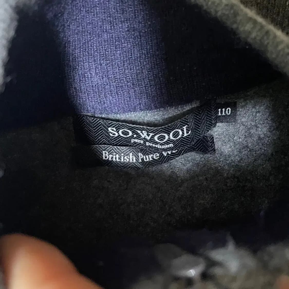 XXL SO.WOOL 반집업 니트 N.2662 상품이미지5