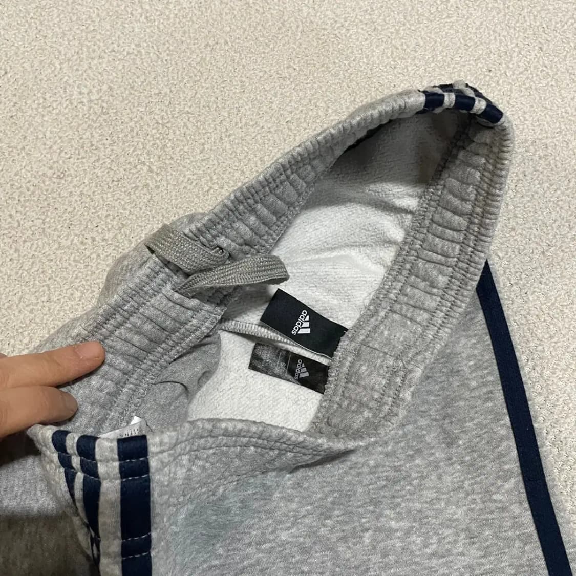 S 아디다스 기모 트레이닝복 바지 N.2989 상품이미지4