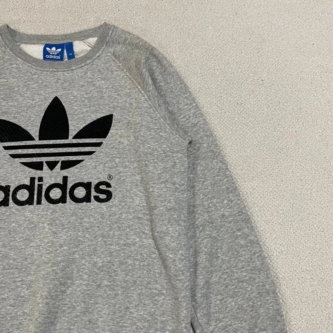 L 아디다스 기모 맨투맨 N.3006 상품이미지3