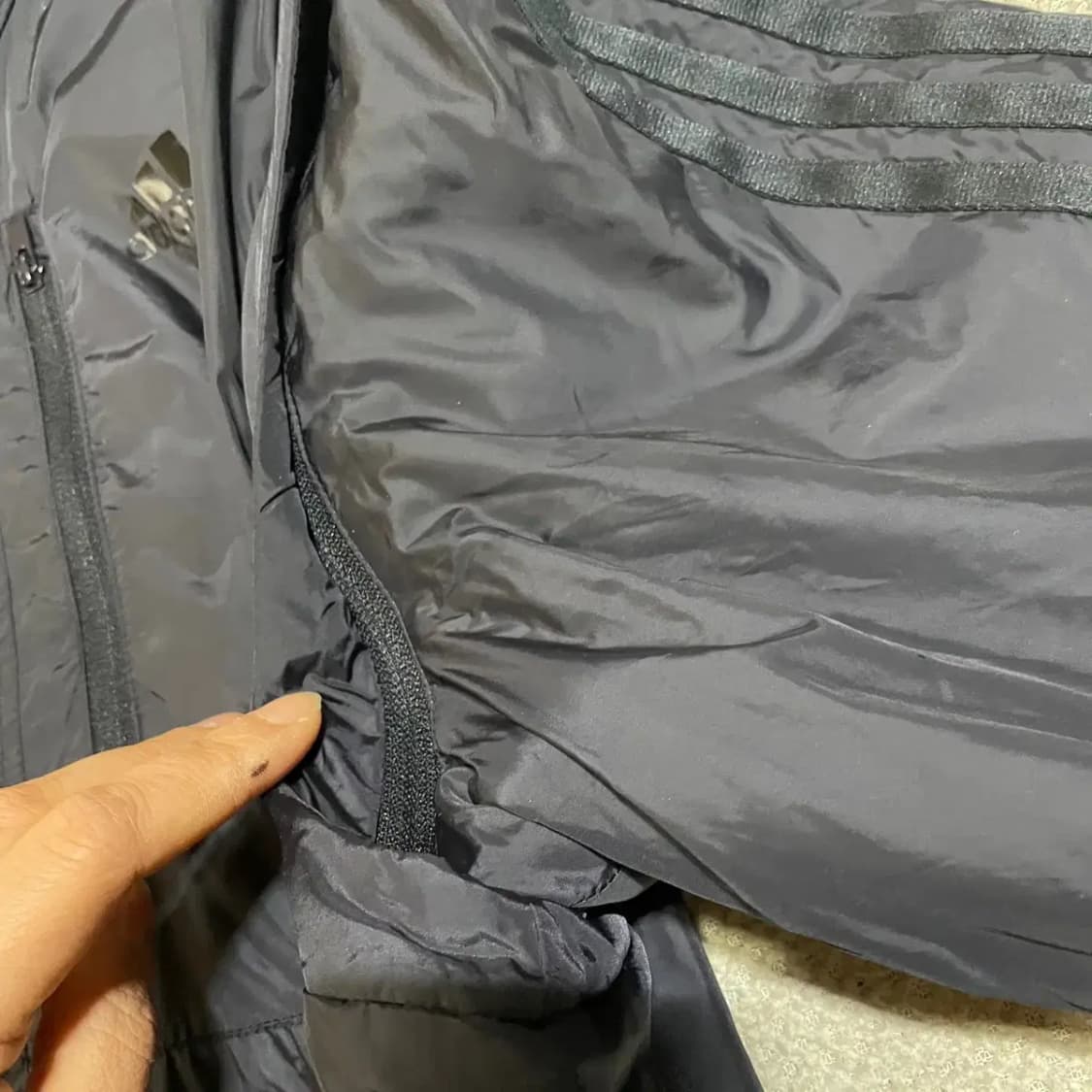 M 아디다스 짚 오프 패딩 수트 N.3096 상품이미지3